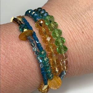 3/$20. Boho festival beaded bracelet New (a1034)